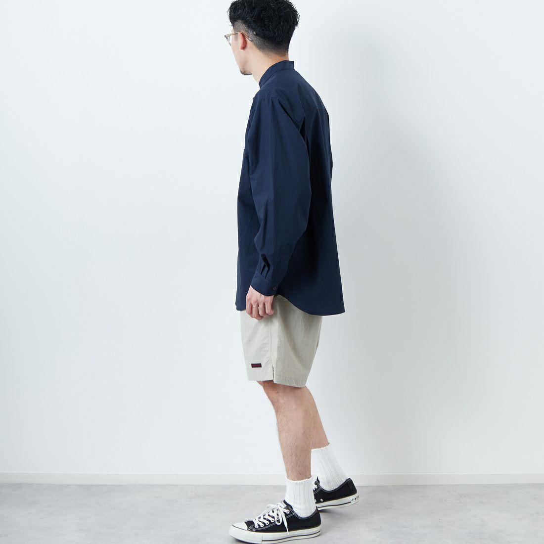 GRAMiCCi [グラミチ] ナイロンパッカブルGショーツ [G4SM-P146] DUNE &&モデル身長：168cm 着用サイズ：L&&