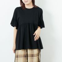 801 ﾌﾞﾗｯｸ&&モデル身長：167cm 着用サイズ：F&&