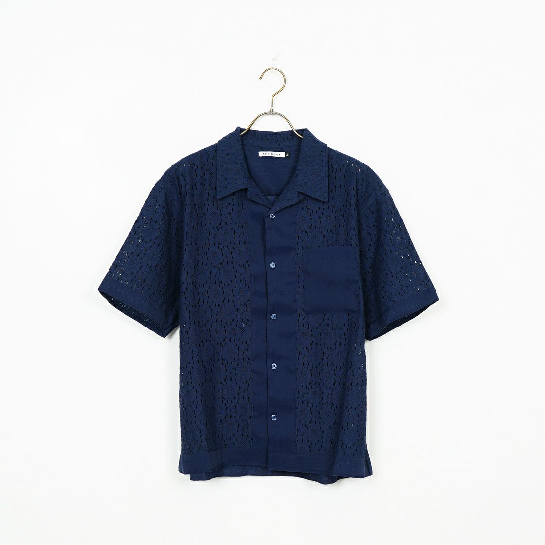 Noir Fabrik [ヌワールファブリック] レースシャツ [NF-251-023] NAVY