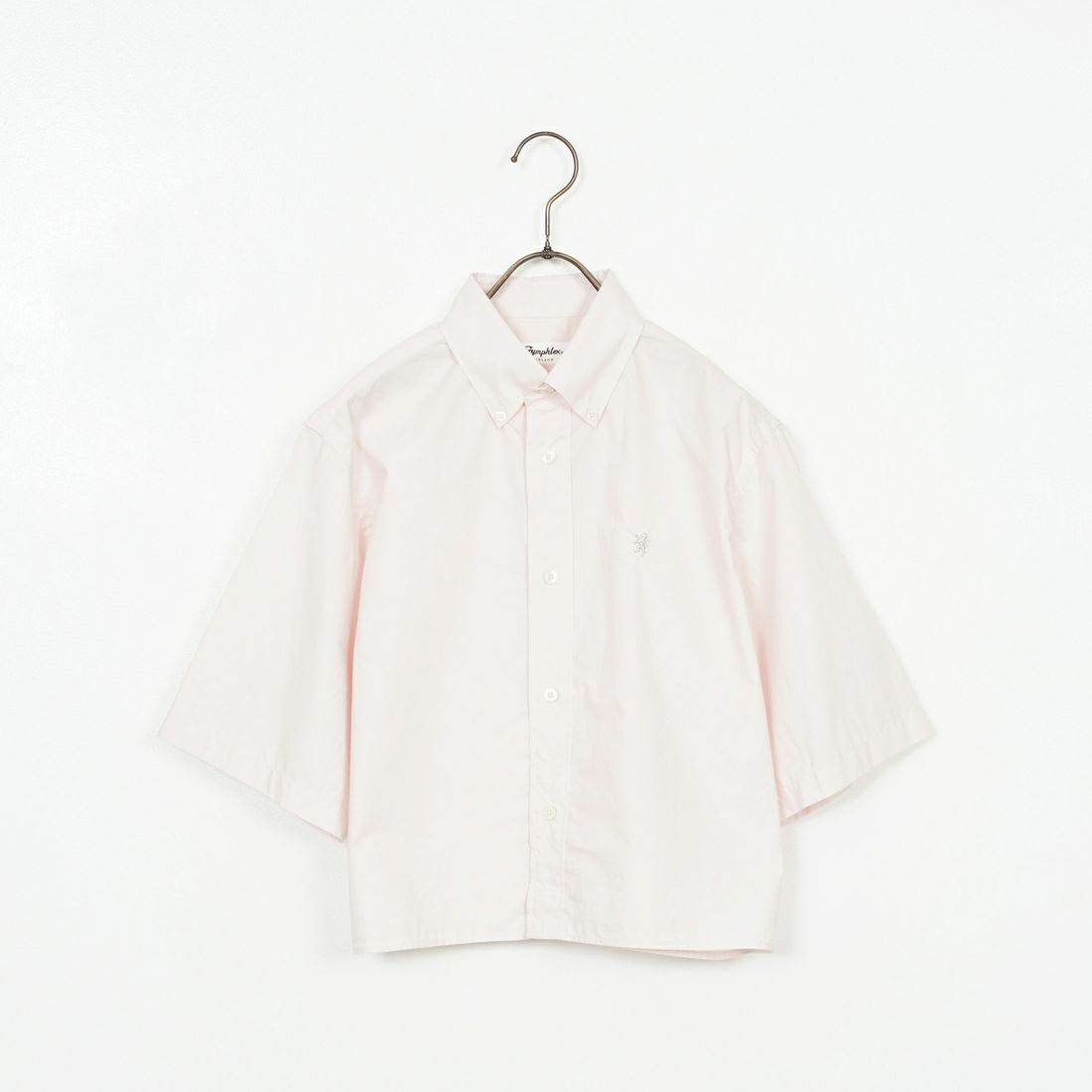 Gymphlex [ジムフレックス] 半袖ボタンダウンシャツ [GY-B0367OGT] PINK