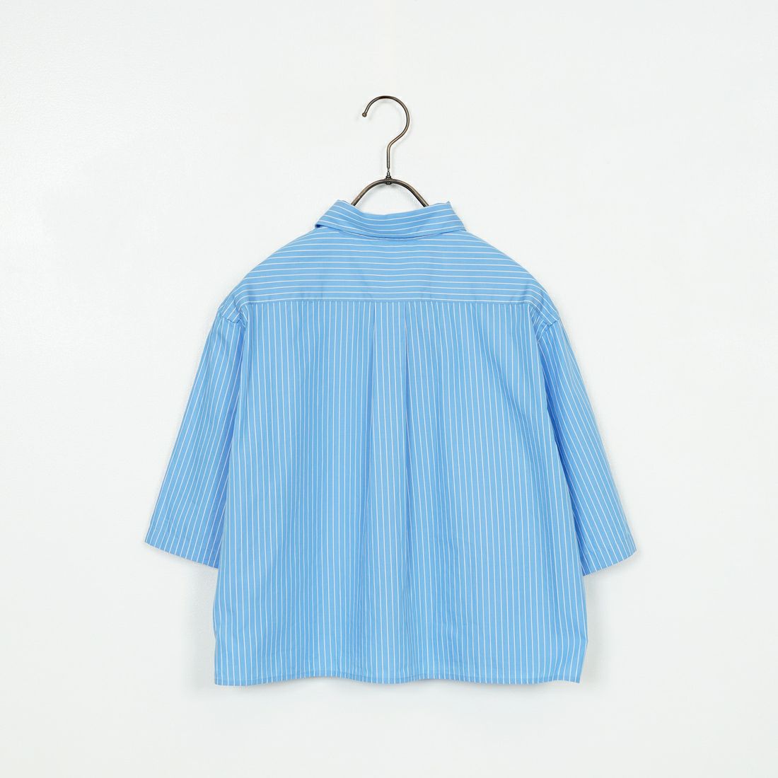 Gymphlex [ジムフレックス] 半袖ボタンダウンシャツ [GY-B0367HPS] BLU/WHT ST