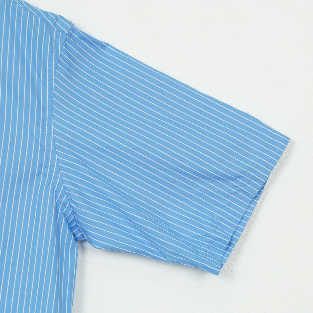 Gymphlex [ジムフレックス] 半袖ボタンダウンシャツ [GY-B0367HPS] BLU/WHT ST