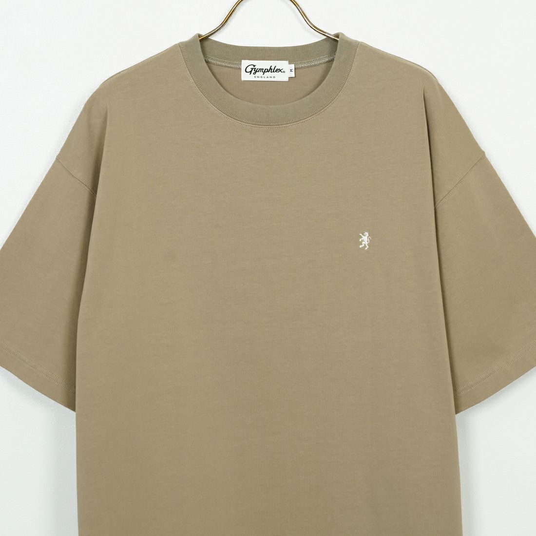 Gymphlex [ジムフレックス] ショートスリーブクルーネックTシャツ [GY-C0441DDH] BEIGE