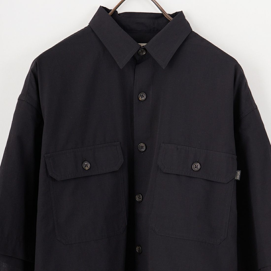 SEDAN ALL-PURPOSE [セダン オールパーパス] コンバーチブルワークシャツ [SD25S-SH02] BLACK