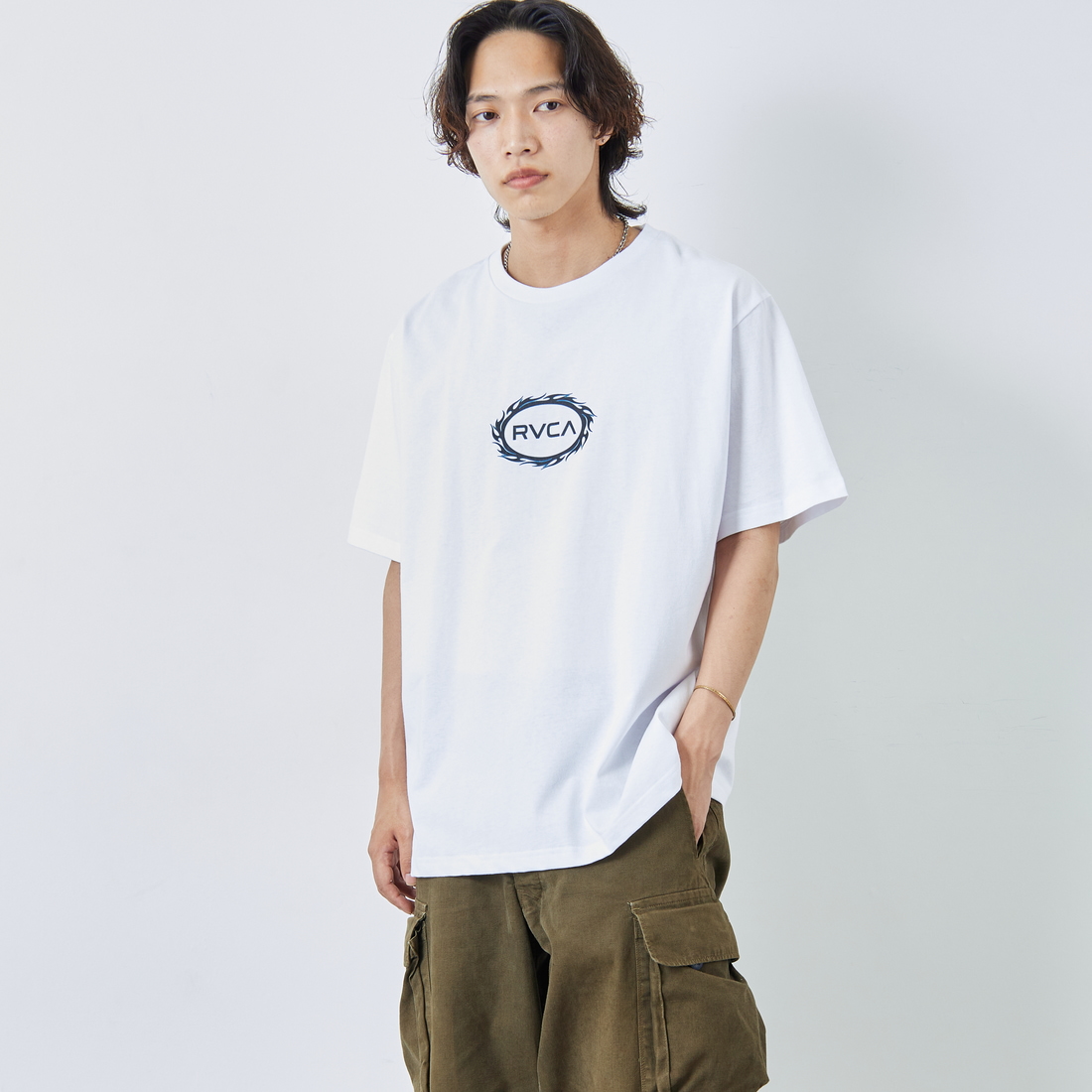 LACOSTE [ラコステ] スモールパリロゴクルーネックTシャツ [TH2739  