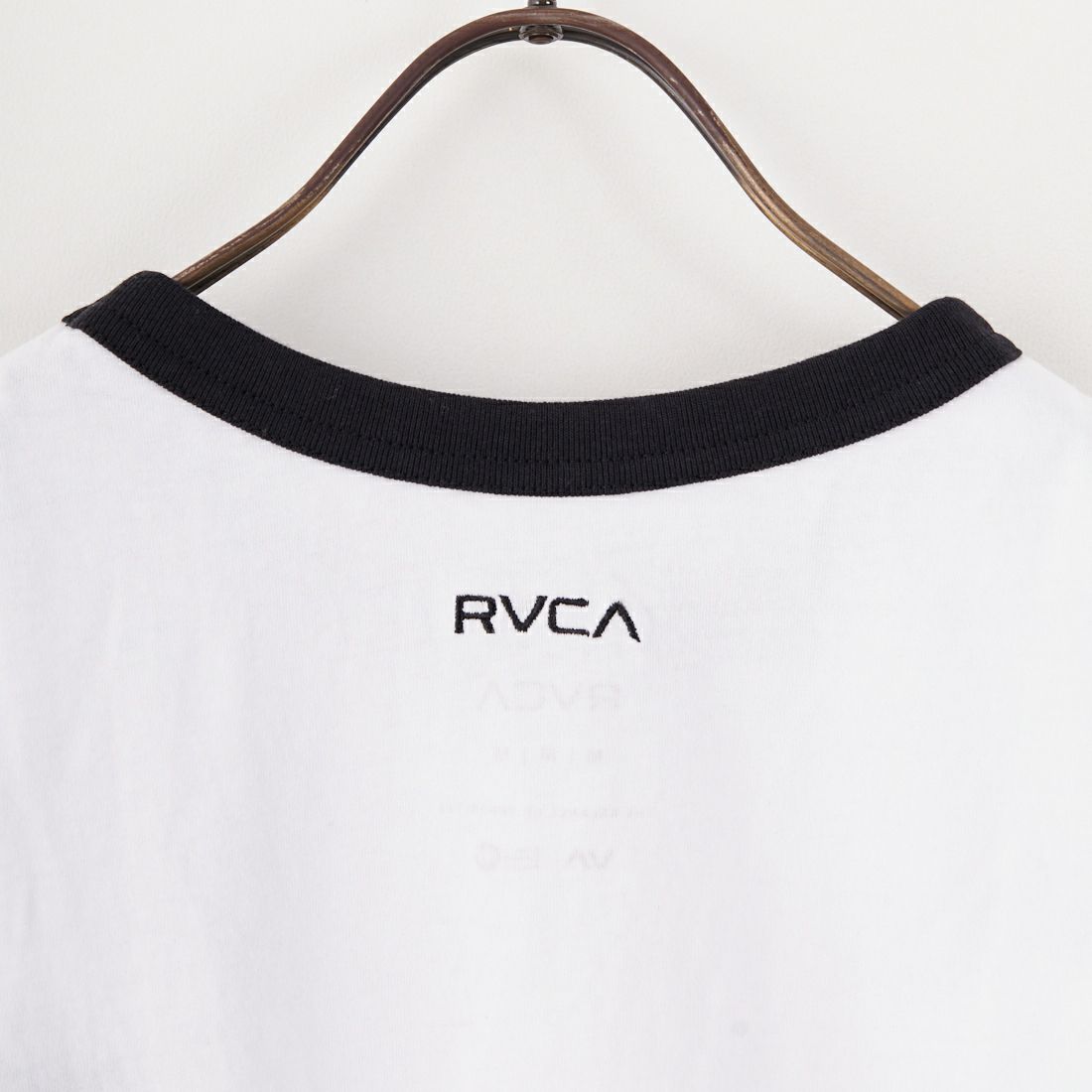 RVCA [ルーカ] パームツリーベビーリンガーTシャツ [BF04C205] WHT