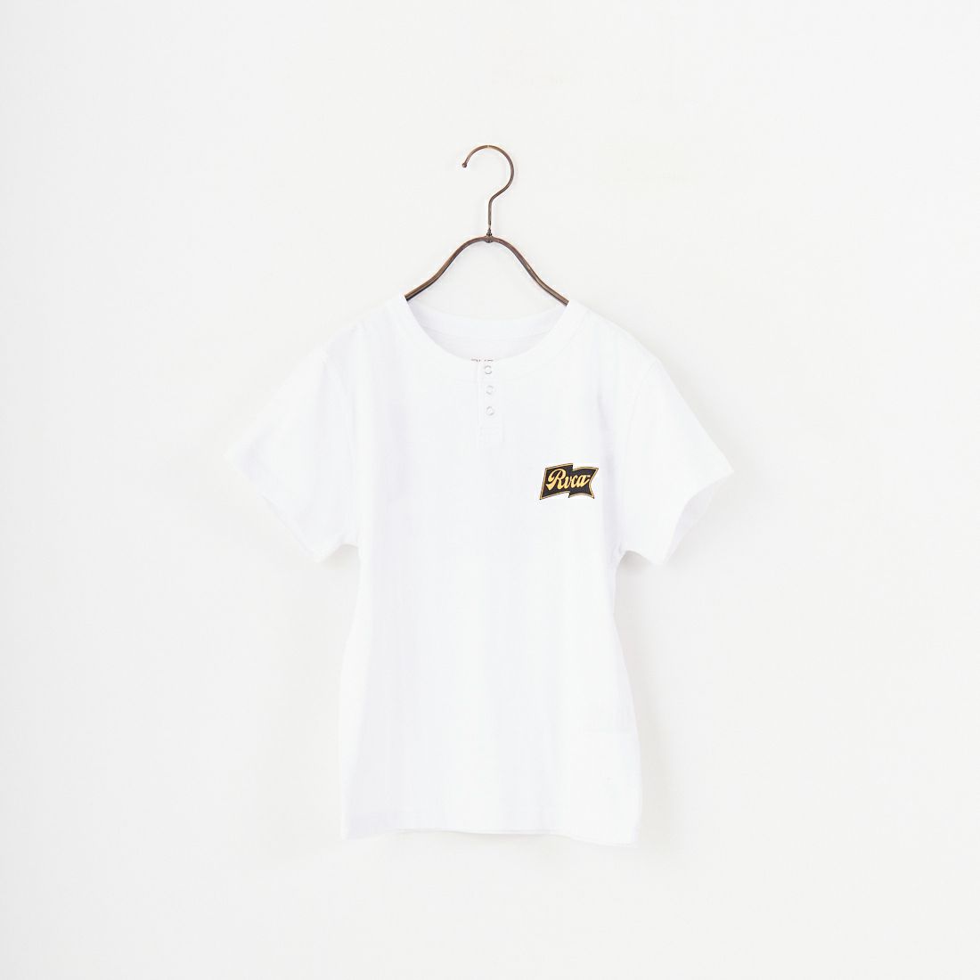 RVCA [ルーカ] ONSHORE ベビーヘンリーネックTシャツ [BF04C206] WHT