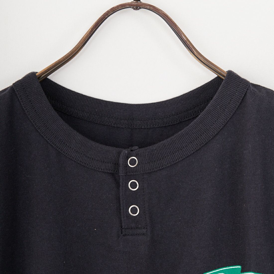 RVCA [ルーカ] ONSHORE ベビーヘンリーネックTシャツ [BF04C206] BLK