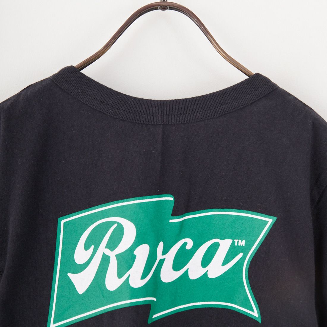 RVCA [ルーカ] ONSHORE ベビーヘンリーネックTシャツ [BF04C206] BLK