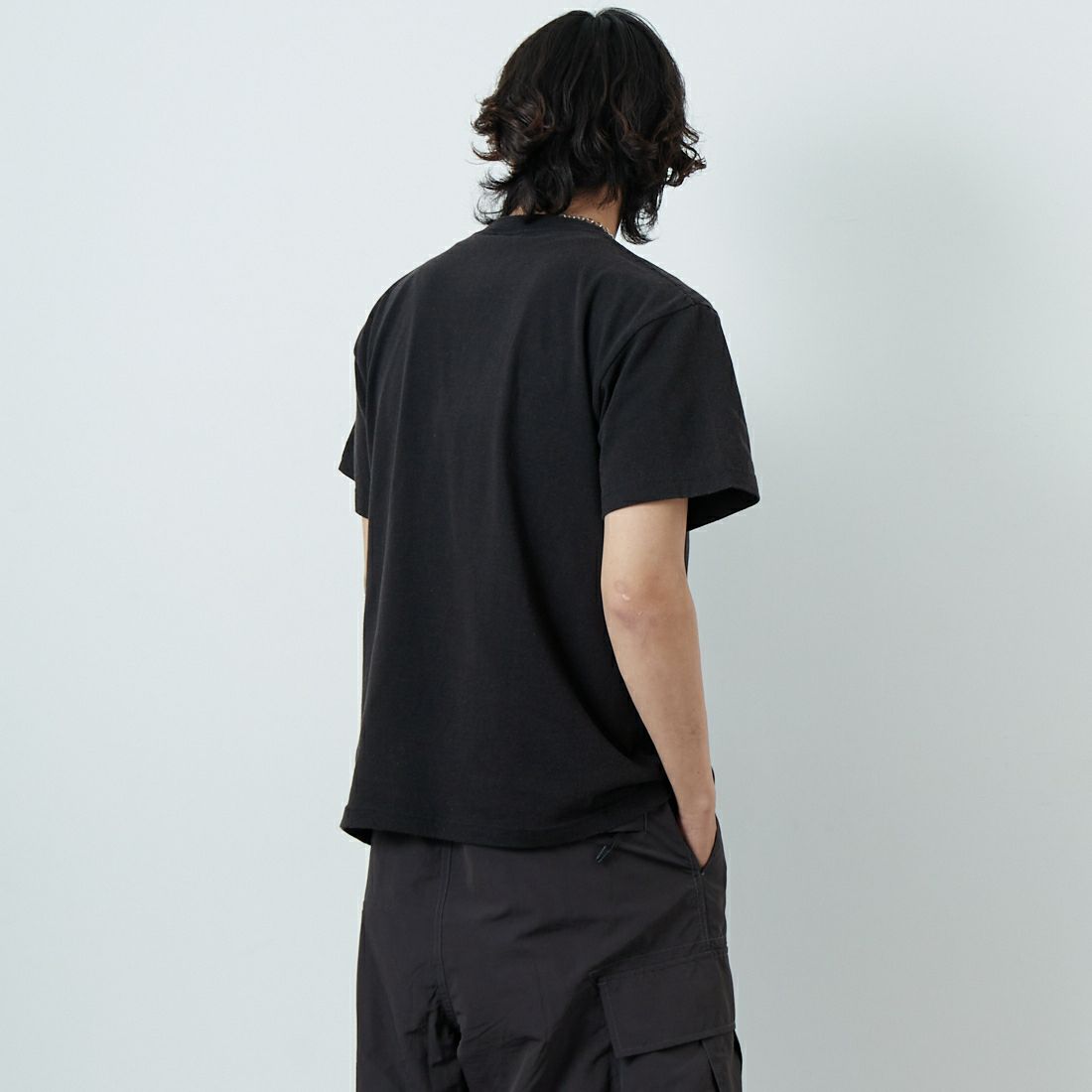 WORN FREE [ウォーン フリー] ジョン・レノン Tシャツ WORKING CLASS HERO [WFR-VTG-000001] 09 BLACK &&モデル身長：179cm 着用サイズ：M&&
