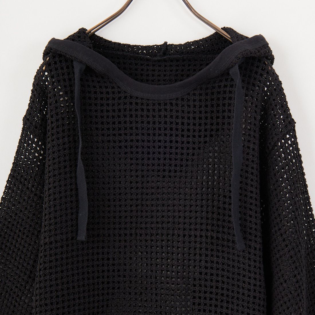 ARMY TWILL SANFORIZED [アーミーツイル サンフォライズド] コットンメッシュフーディ [AM-2513005] BLACK