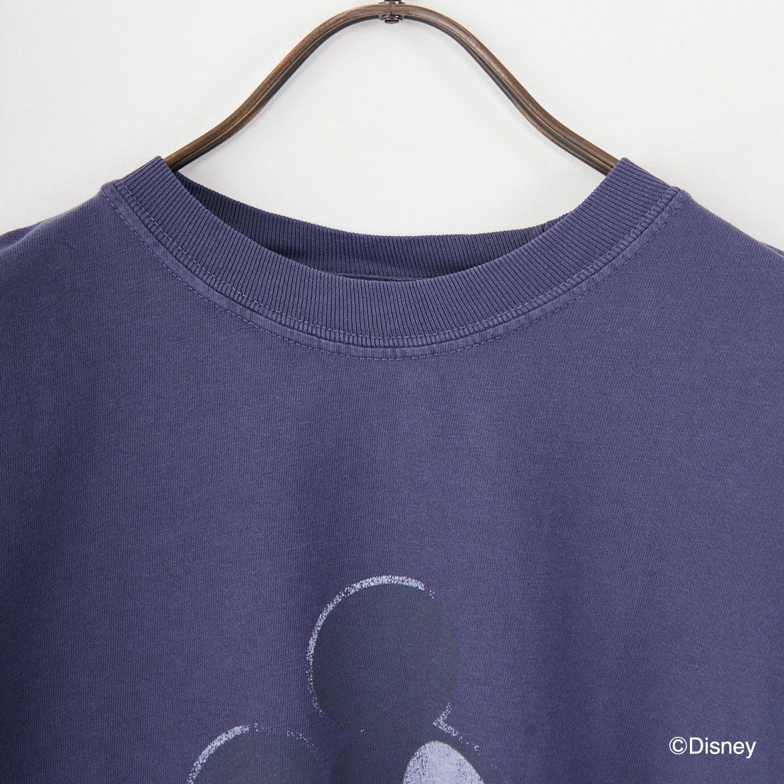Goodwear [グッドウェア] ミッキーマウス/ヴィンテージプリントTシャツ [GDW-LCS-251201] NAVY