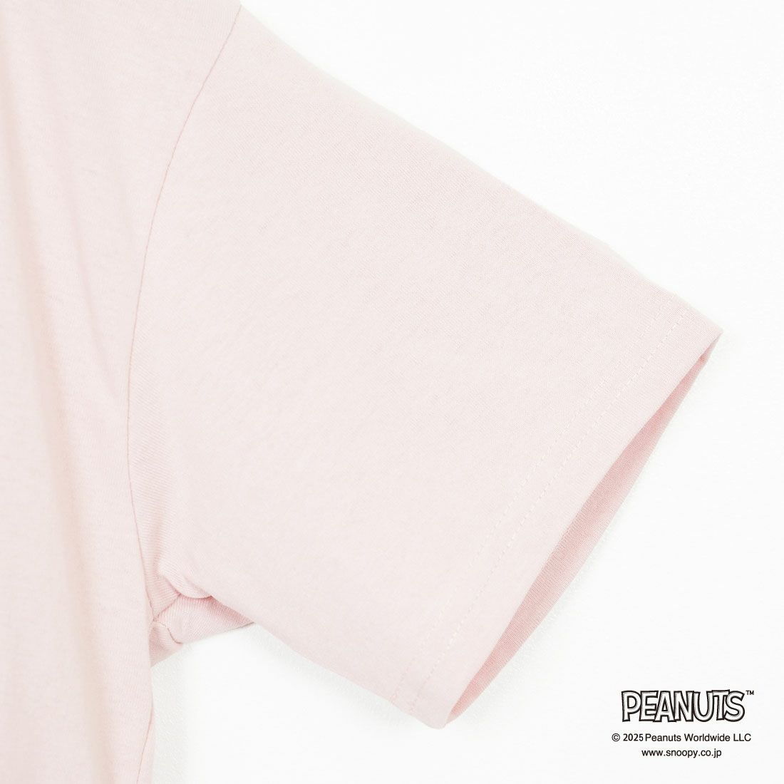 PEANUTS × JEANS FACTORY [ピーナッツ × ジーンズファクトリー] 別注 PEANUTS ヨセガキTシャツ [JFC-252-025-JF] PINK