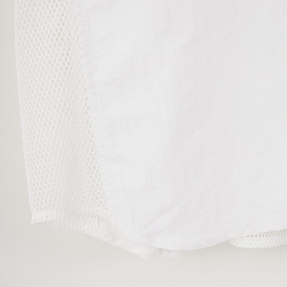 ARMY TWILL SANFORIZED [アーミーツイル サンフォライズド] ナイロンメッシュハーフスリーブシャツ [AM-2517006] WHITE