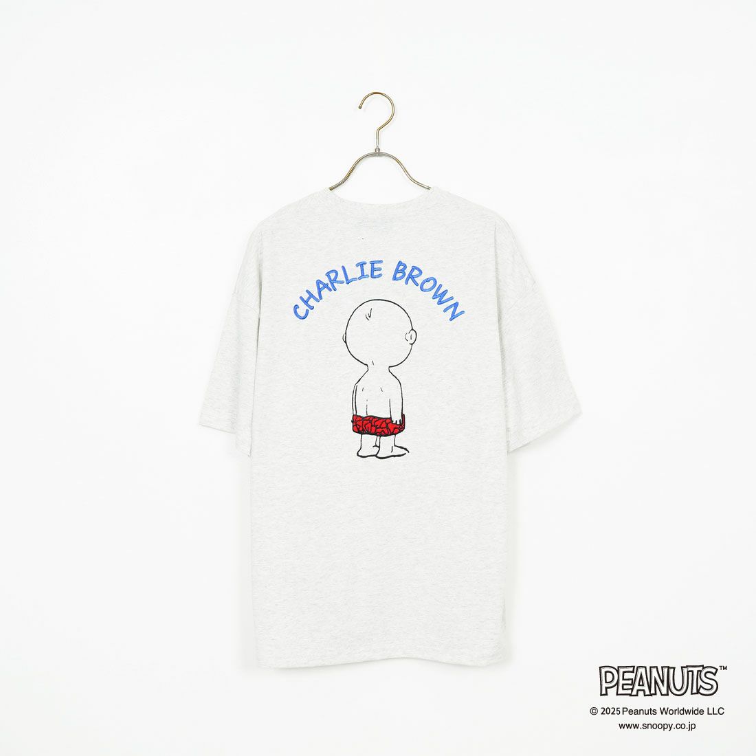 PEANUTS × JEANS FACTORY [ピーナッツ × ジーンズファクトリー] 別注 PEANUTS チャーリー・ブラウンTシャツ [JFC-252-027-JF] OAT