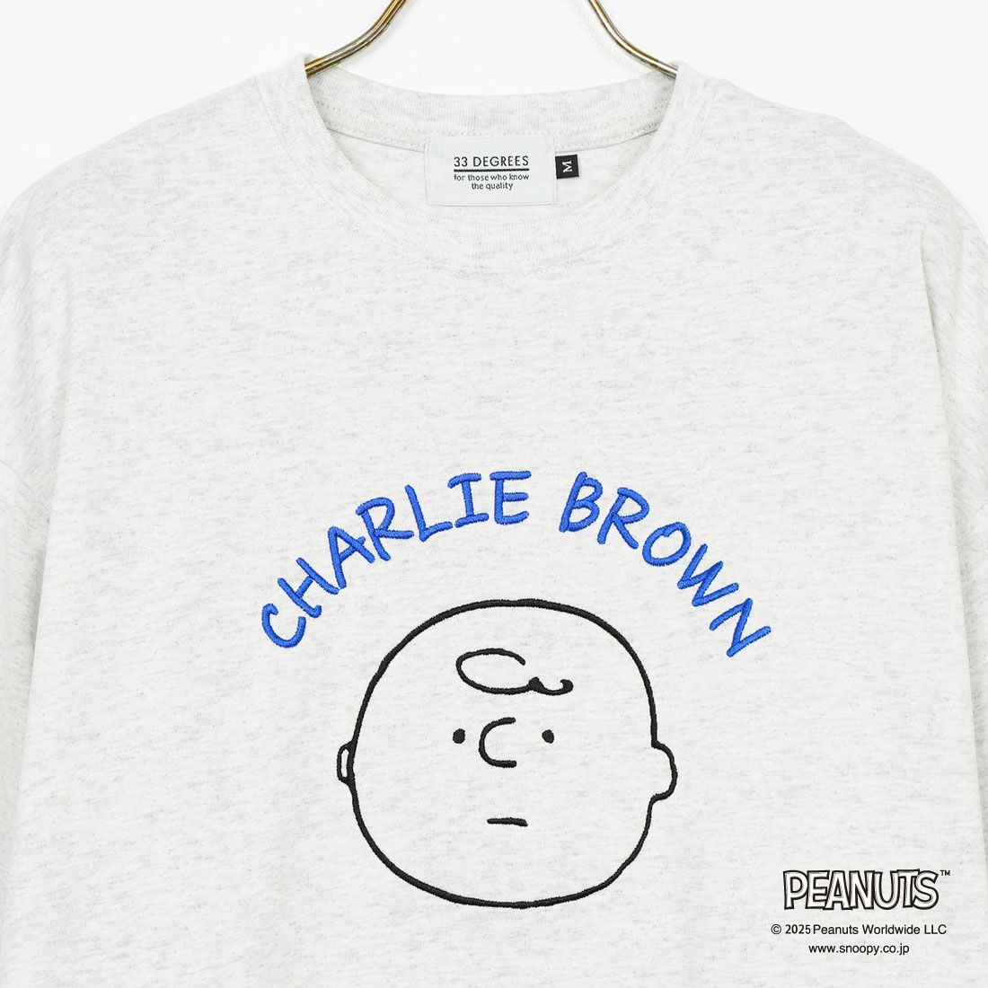 PEANUTS × JEANS FACTORY [ピーナッツ × ジーンズファクトリー] 別注 PEANUTS チャーリー・ブラウンTシャツ [JFC-252-027-JF] OAT