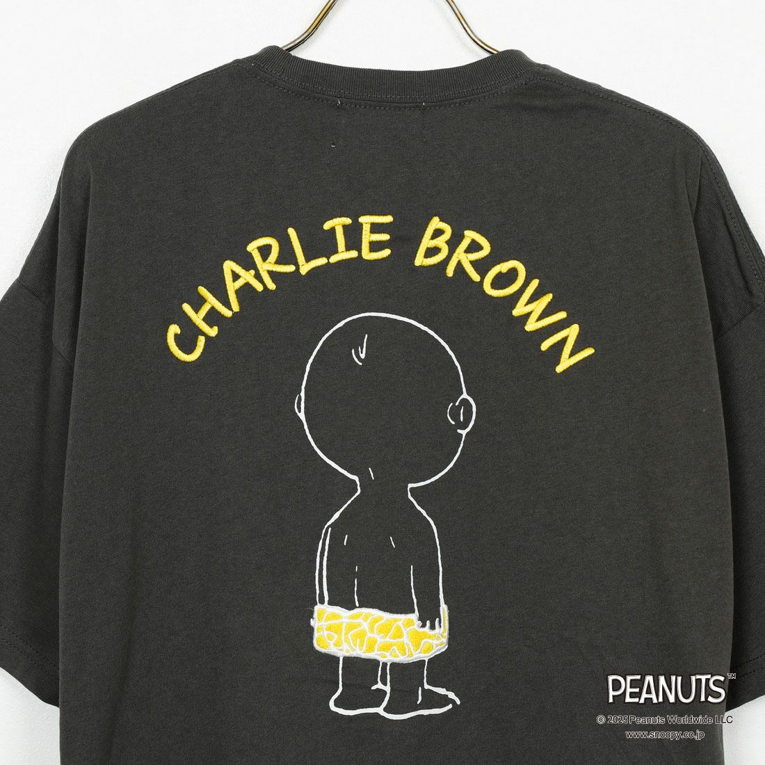 PEANUTS × JEANS FACTORY [ピーナッツ × ジーンズファクトリー] 別注 PEANUTS チャーリー・ブラウンTシャツ [JFC-252-027-JF] SUMIKURO