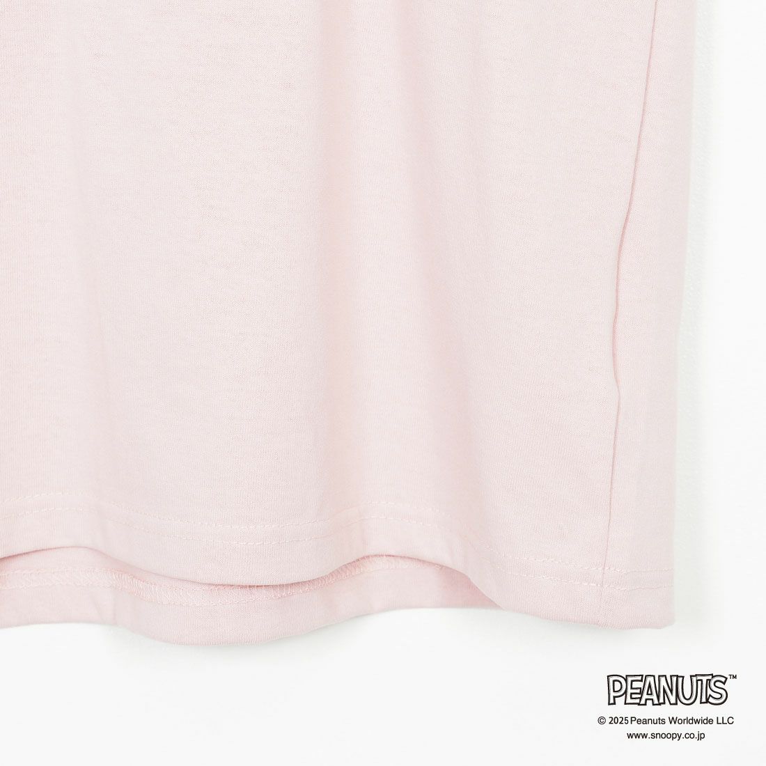 PEANUTS × JEANS FACTORY [ピーナッツ × ジーンズファクトリー] 別注 PEANUTS フラワーTシャツ [JFC-252-028-JF] PINK
