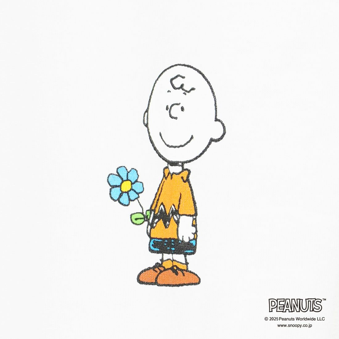 PEANUTS × JEANS FACTORY [ピーナッツ × ジーンズファクトリー] 別注 PEANUTS フラワーTシャツ [JFC-252-028-JF] OFF
