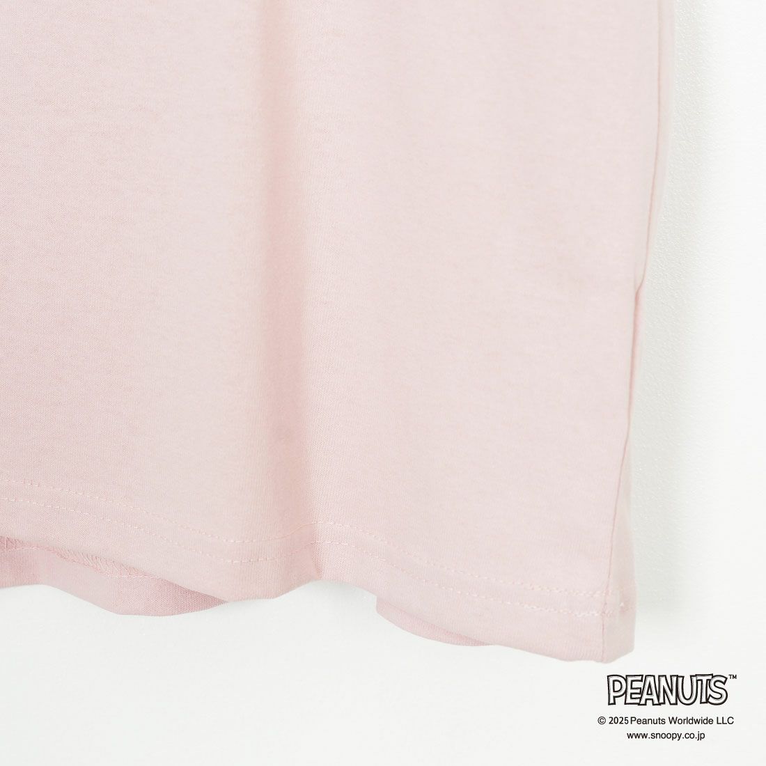 PEANUTS × JEANS FACTORY [ピーナッツ × ジーンズファクトリー] 別注 PEANUTS フラワーTシャツ [JFC-252-028-JF] PINK
