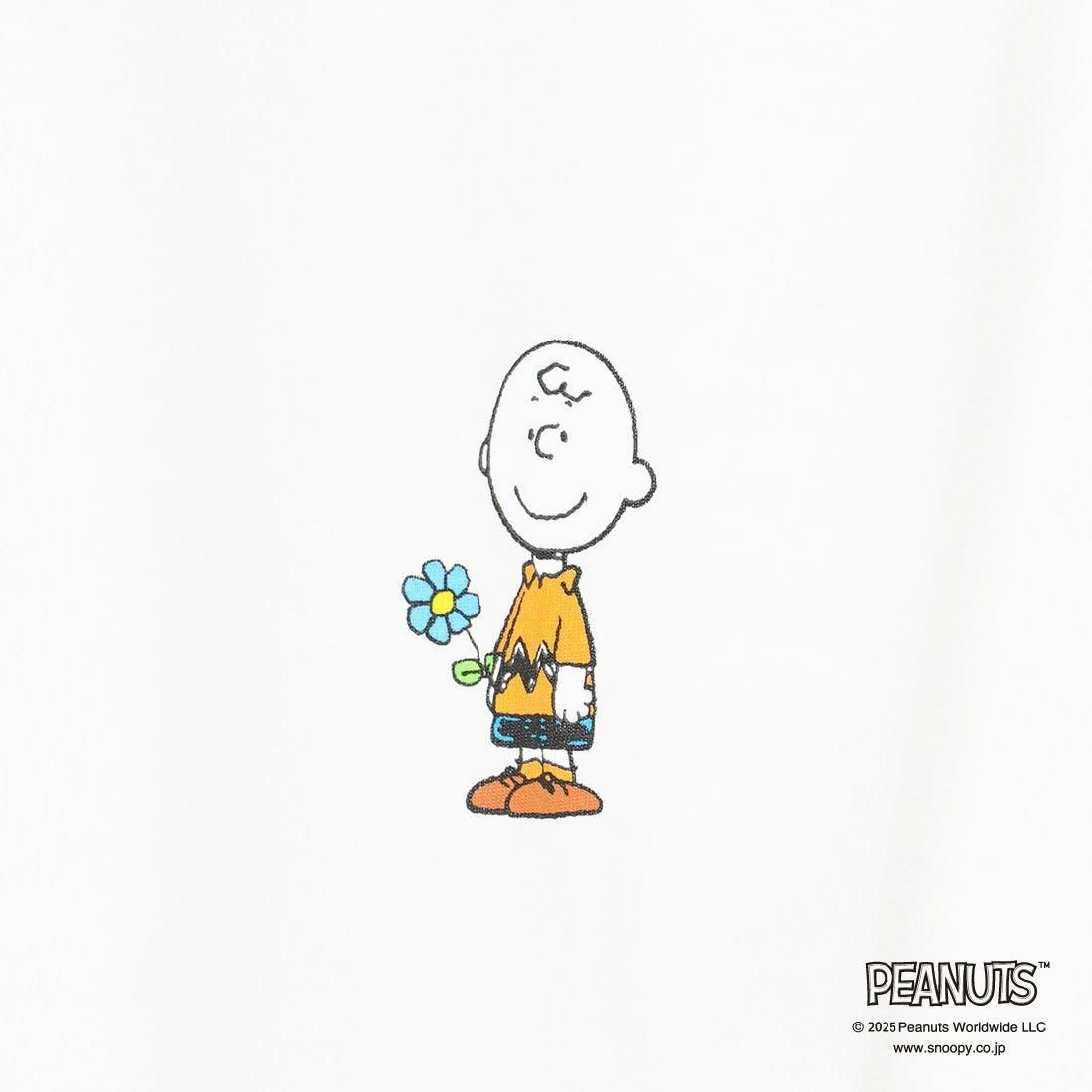 PEANUTS × JEANS FACTORY [ピーナッツ × ジーンズファクトリー] 別注 PEANUTS フラワーTシャツ [JFC-252-028-JF] OFF