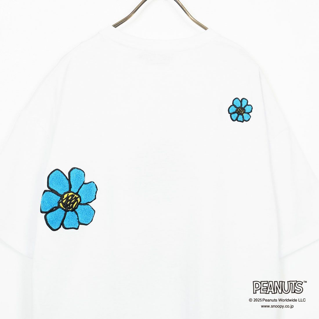 PEANUTS × JEANS FACTORY [ピーナッツ × ジーンズファクトリー] 別注 PEANUTS フラワーTシャツ [JFC-252-028-JF] OFF