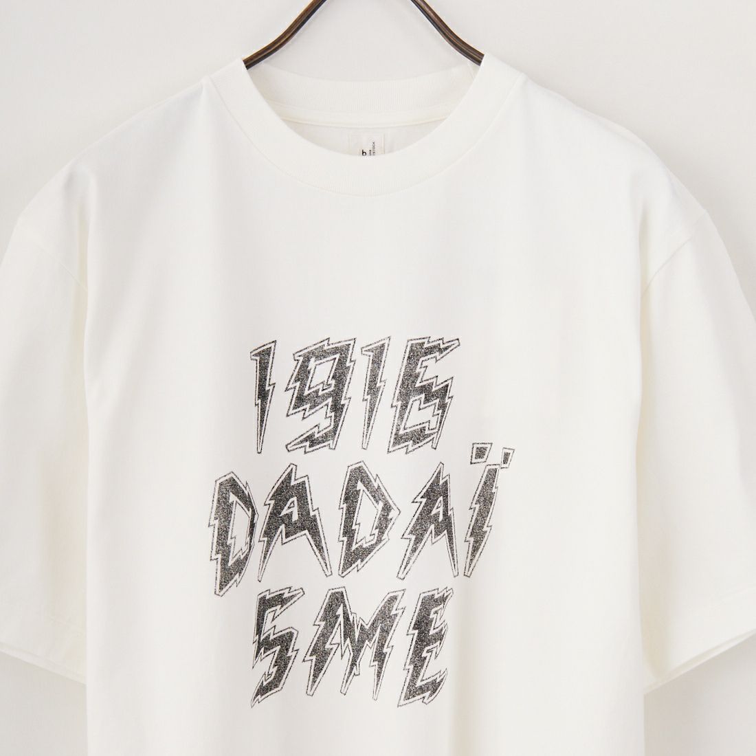 blurhms ROOTSTOCK [ブラームス ルーツストック] DADAISME ワイドプリントTシャツ [BROOTS25S34B] 08 WHT/BLK