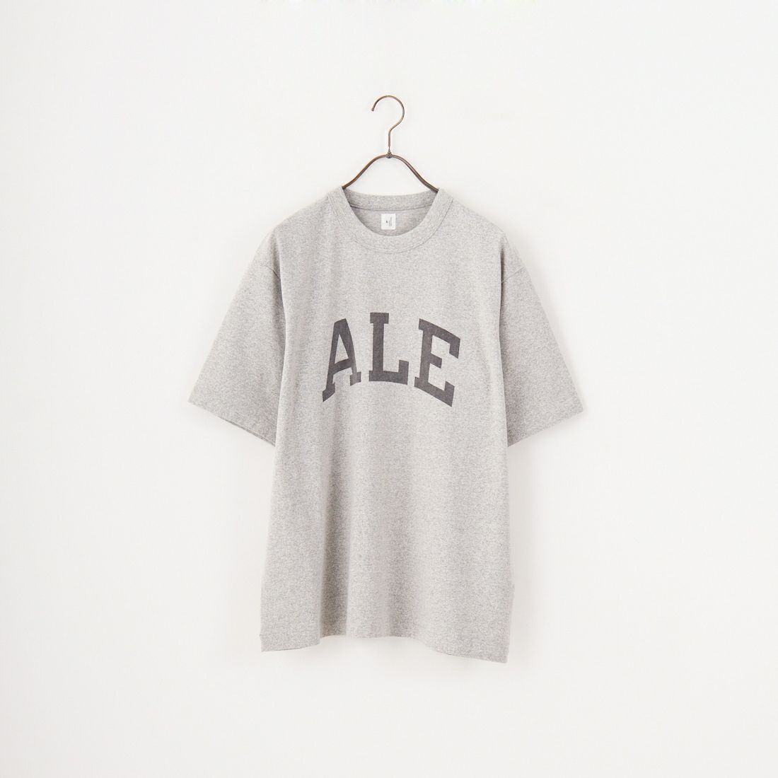 blurhms ROOTSTOCK [ブラームス ルーツストック] ALE-Y 88/12ワイドプリントTシャツ [BROOTS25S36A] 02 H.GREY