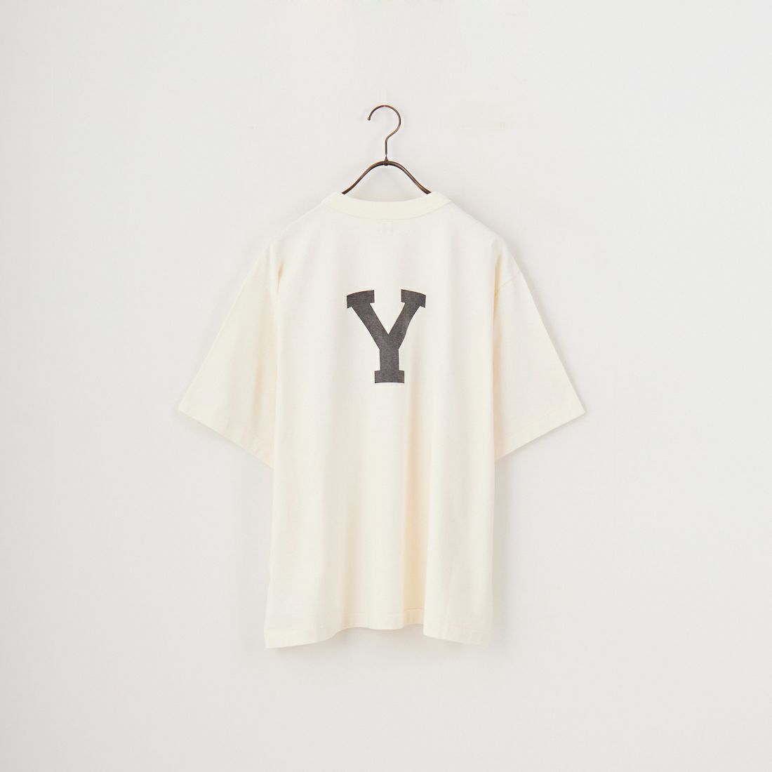 blurhms ROOTSTOCK [ブラームス ルーツストック] ALE-Y 88/12ワイドプリントTシャツ [BROOTS25S36A] 01 IVORY