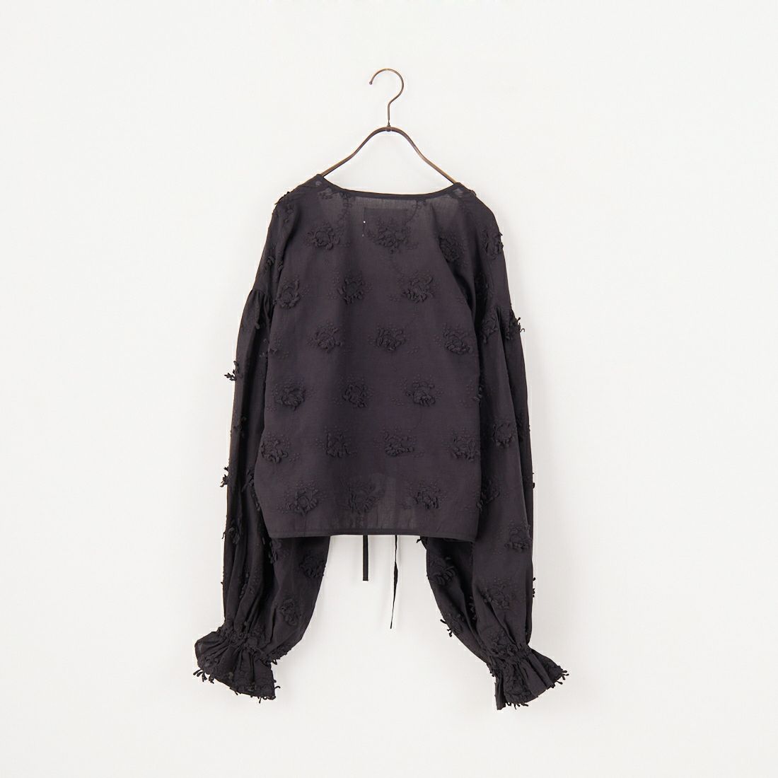crinkle crinkle crinkle [クリンクル クリンクル クリンクル] 3D 刺繍ボレロ [CC-3529] BLACK