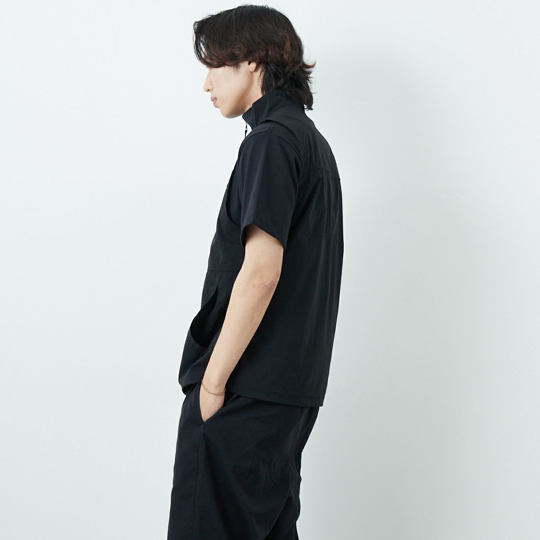 THE NORTH FACE [ザ ノースフェイス] トリップフィールドベスト [NP22551] K &&モデル身長：179cm 着用サイズ：M&&
