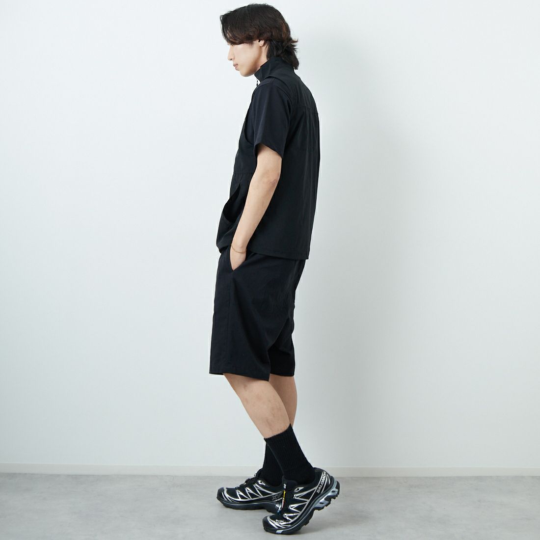THE NORTH FACE [ザ ノースフェイス] トリップフィールドベスト [NP22551] K &&モデル身長：179cm 着用サイズ：M&&