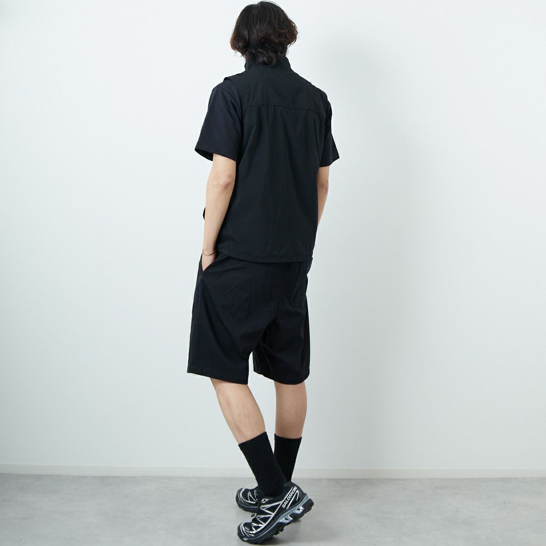 THE NORTH FACE [ザ ノースフェイス] トリップフィールドベスト [NP22551] K &&モデル身長：179cm 着用サイズ：M&&