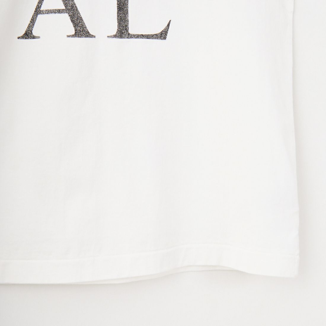 blurhms ROOTSTOCK [ブラームス ルーツストック] COAL ワイドプリントTシャツ [BROOTS25S34D] 01 WHITE