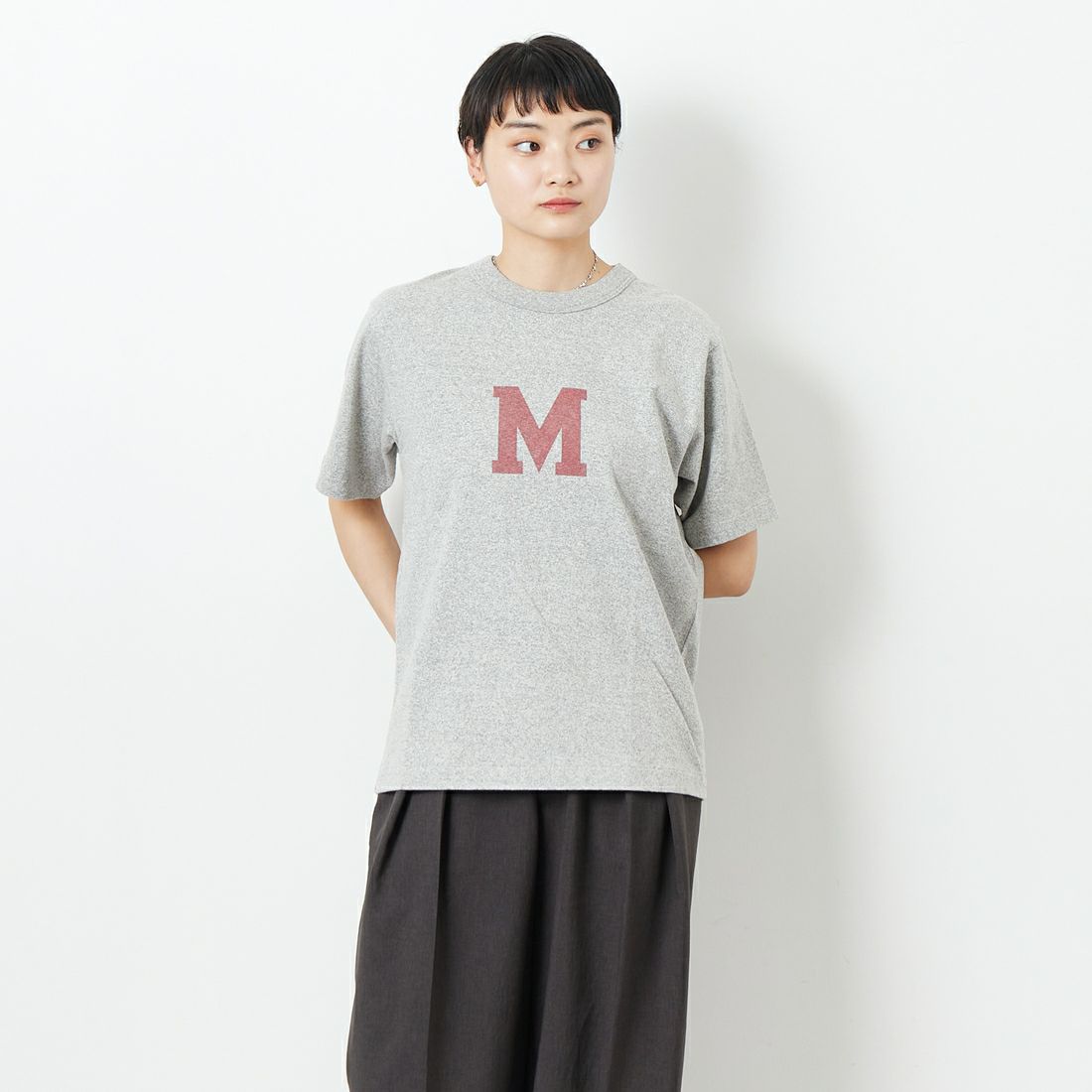 blurhms ROOTSTOCK [ブラームス ルーツストック] .I.T.-M 88/12スタンダードプリントTシャツ [BROOTS25S35E] 02 H.GREY