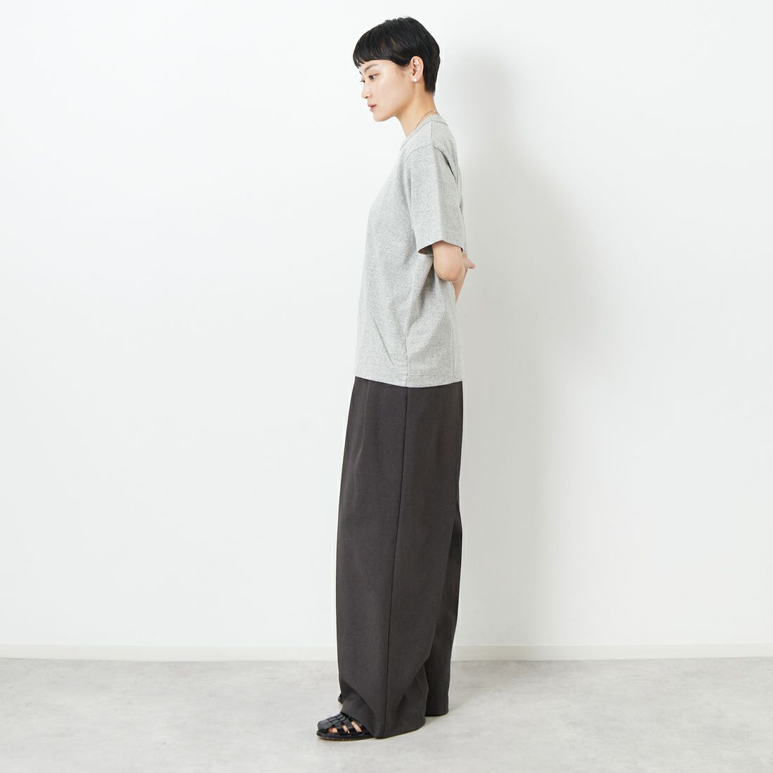 blurhms ROOTSTOCK [ブラームス ルーツストック] .I.T.-M 88/12スタンダードプリントTシャツ [BROOTS25S35E] 02 H.GREY