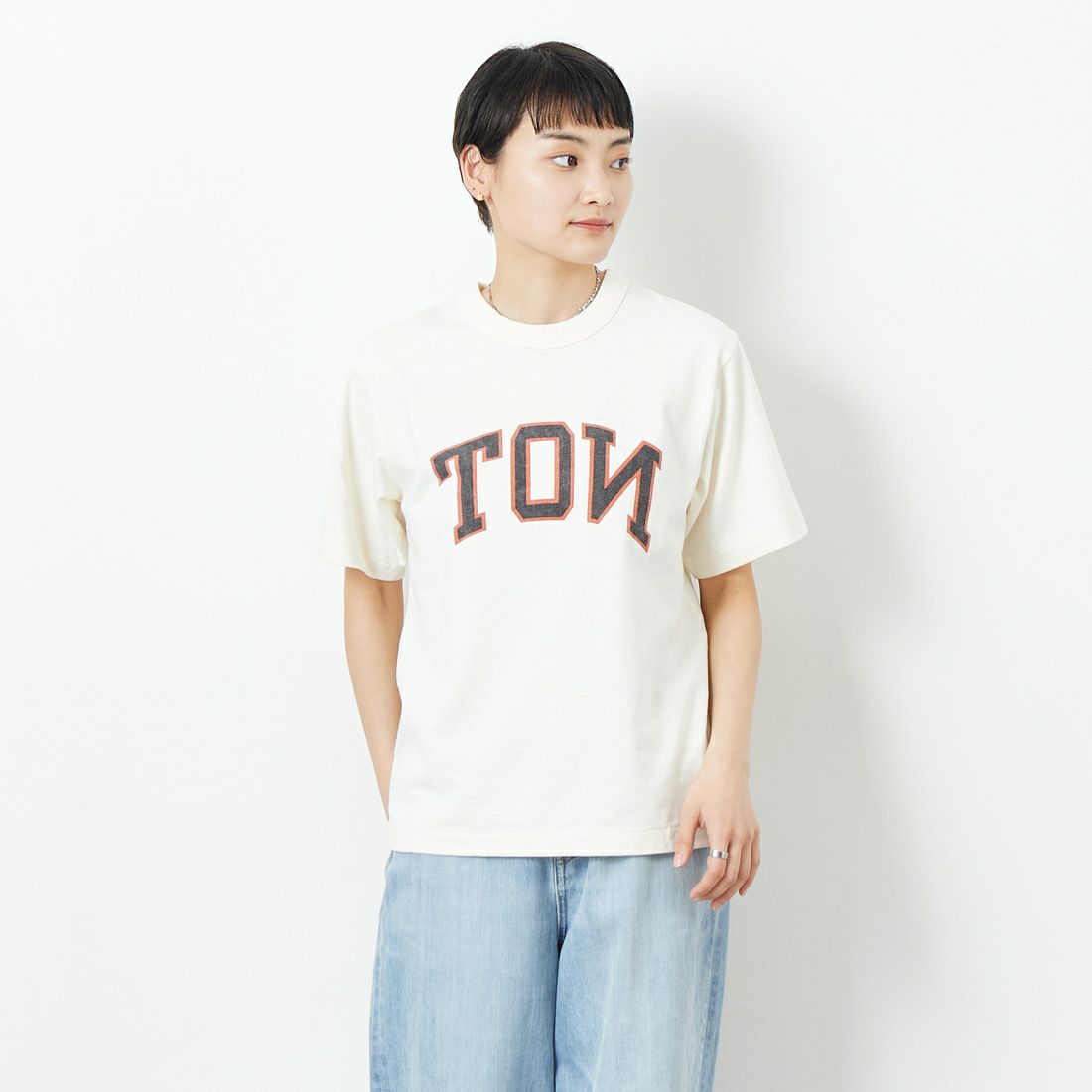 blurhms ROOSTOCK [ブラームス ルーツストック] NOT-PRINCE 88/12スタンダードプリントTシャツ [BROOTS25S35B] 01 IVORY