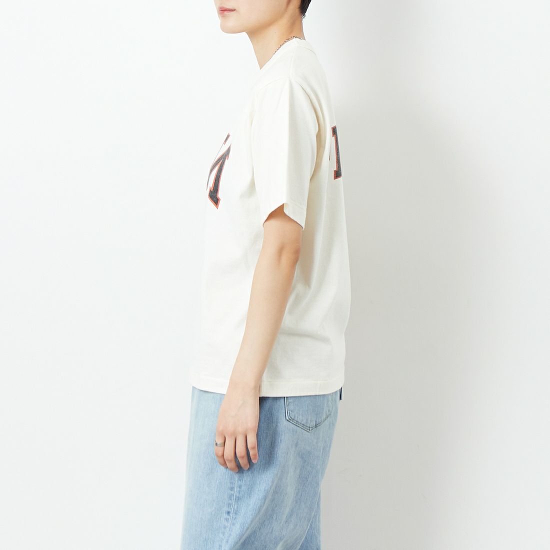 blurhms ROOSTOCK [ブラームス ルーツストック] NOT-PRINCE 88/12スタンダードプリントTシャツ [BROOTS25S35B] 01 IVORY