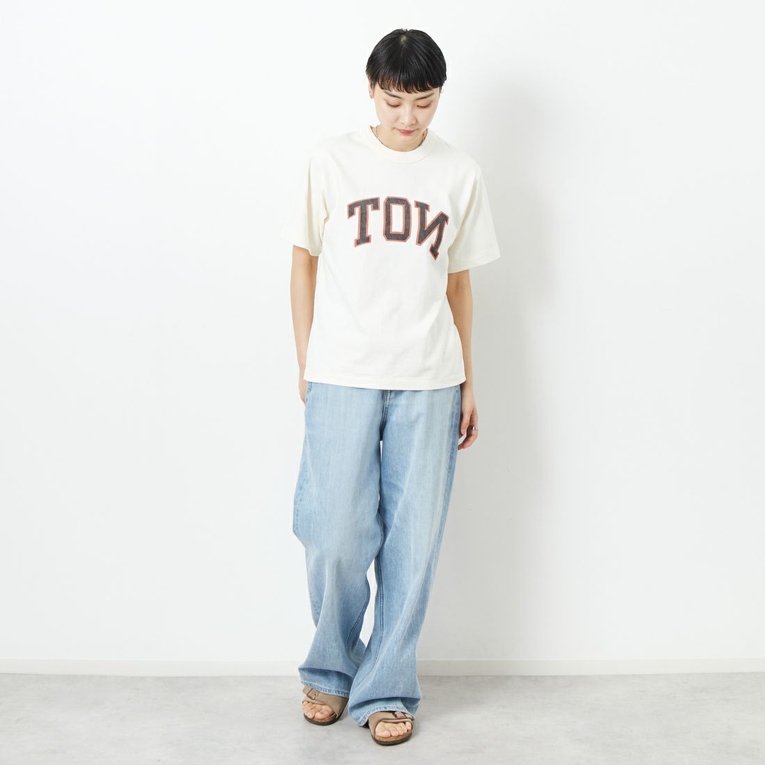 blurhms ROOSTOCK [ブラームス ルーツストック] NOT-PRINCE 88/12スタンダードプリントTシャツ [BROOTS25S35B] 01 IVORY