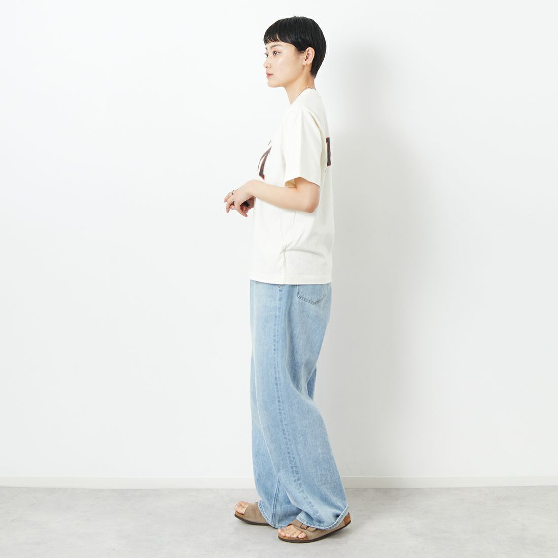 blurhms ROOSTOCK [ブラームス ルーツストック] NOT-PRINCE 88/12スタンダードプリントTシャツ [BROOTS25S35B] 01 IVORY