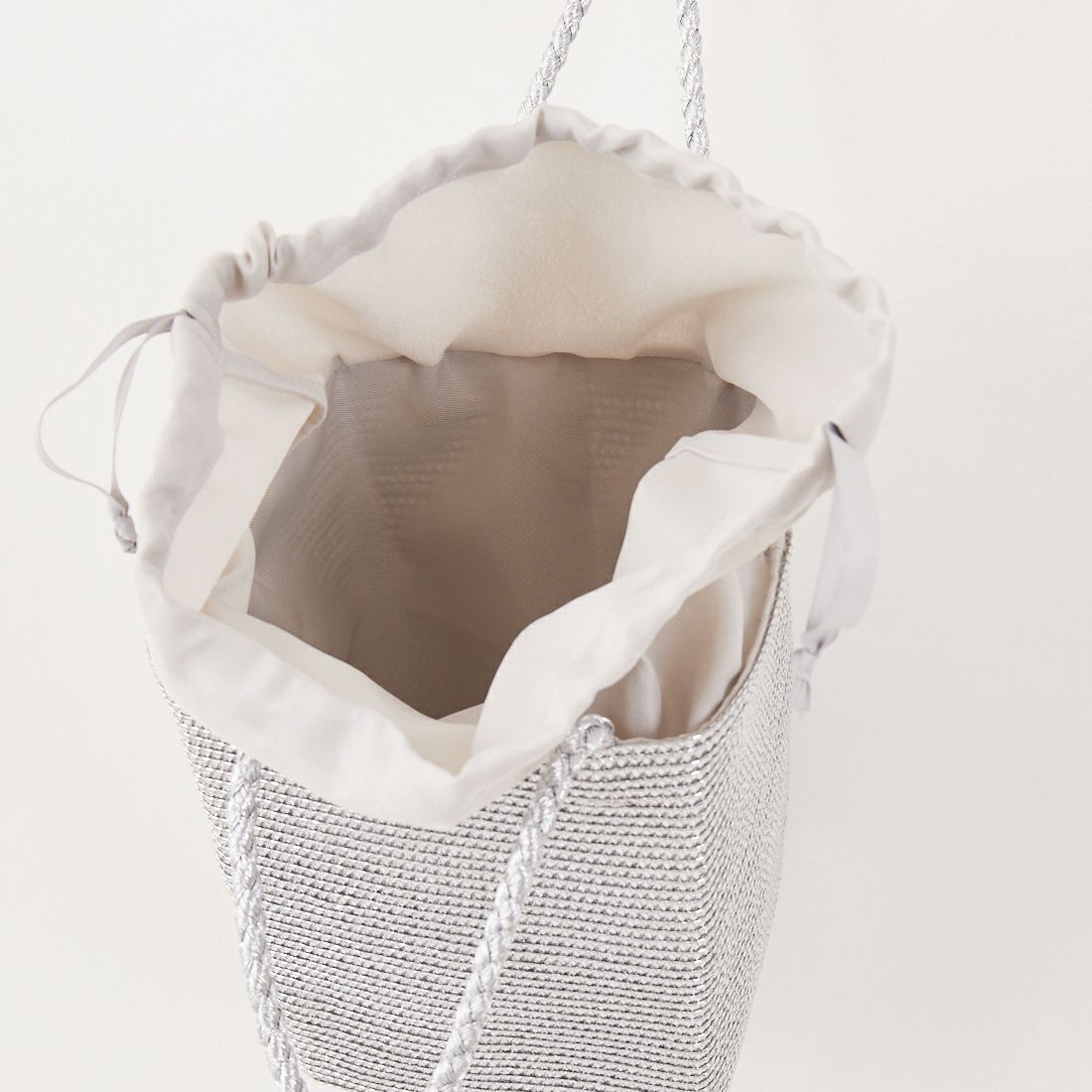 CACHELLIE [カシェリエ] メタリックブレイドトートバッグ [C8689] SILVER