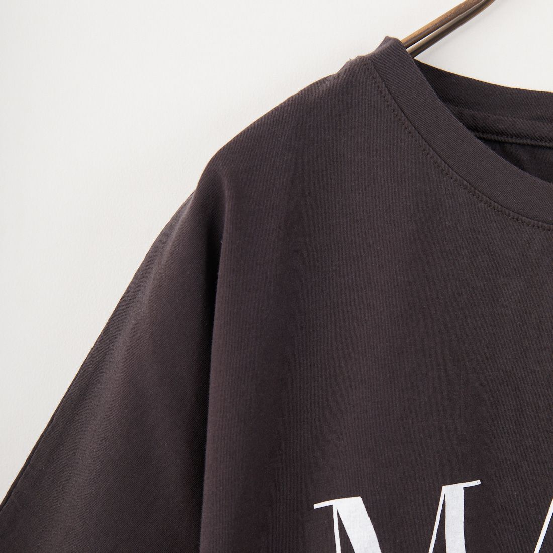 MICA&DEAL × JEANSFACTORY [マイカアンドディール × ジーンズファクトリー] ワイドショートスリーブTシャツ [0125209172-JF] CHARCOAL