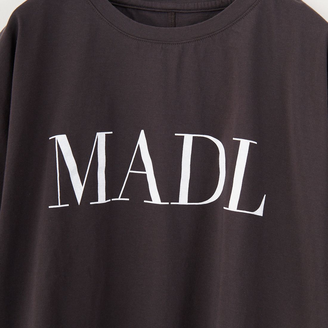 MICA&DEAL × JEANSFACTORY [マイカアンドディール × ジーンズファクトリー] ワイドショートスリーブTシャツ [0125209172-JF] CHARCOAL