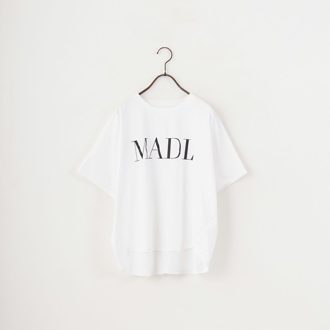 MICA&DEAL × JEANSFACTORY [マイカアンドディール × ジーンズファクトリー] ワイドショートスリーブTシャツ [0125209172-JF] WHITE