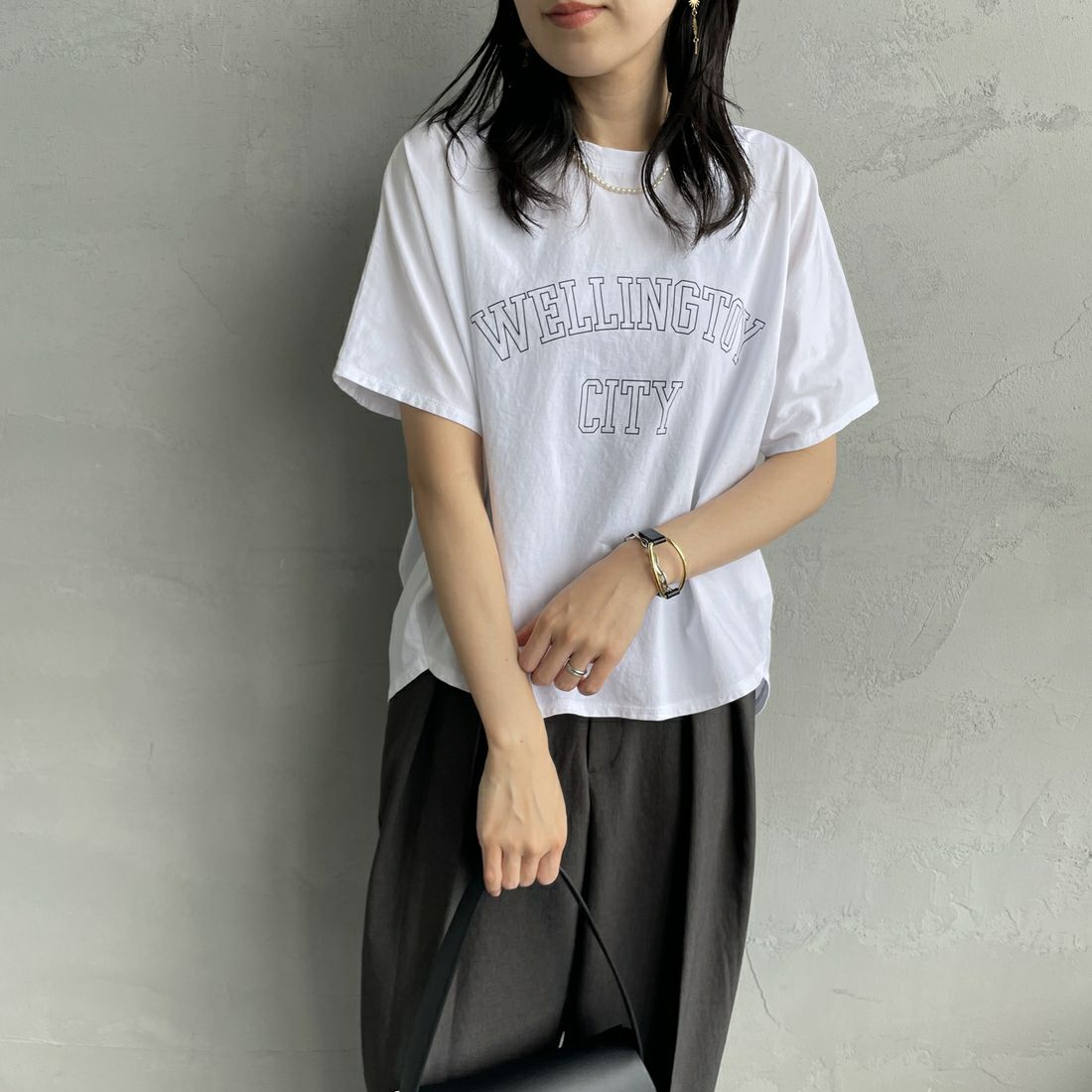 WHITE&&モデル身長：160cm 着用サイズ：F&&