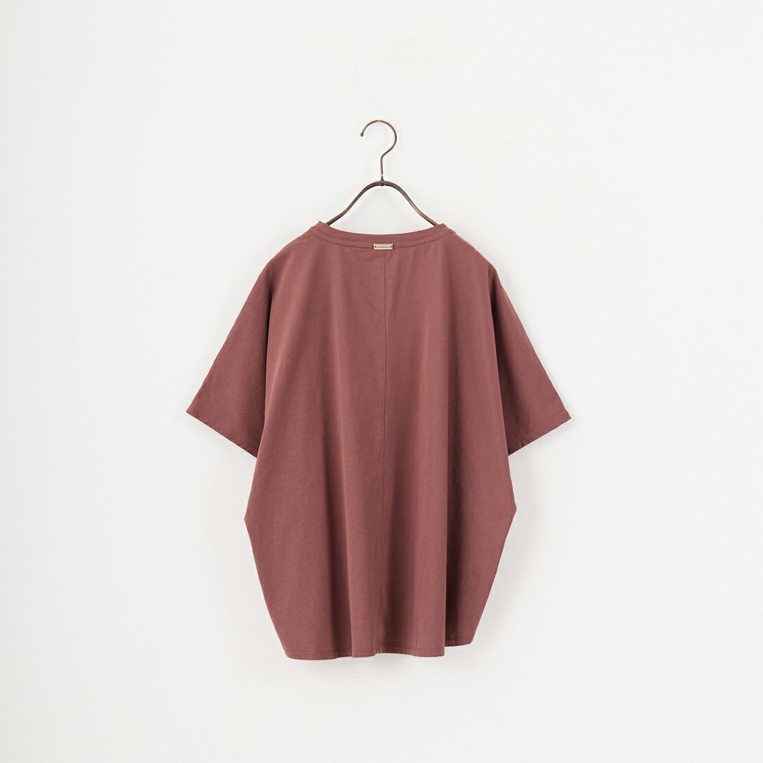 MICA&DEAL × JEANSFACTORY [マイカアンドディール × ジーンズファクトリー] ワイドショートスリーブTシャツ [0125209173-JF] BROWN
