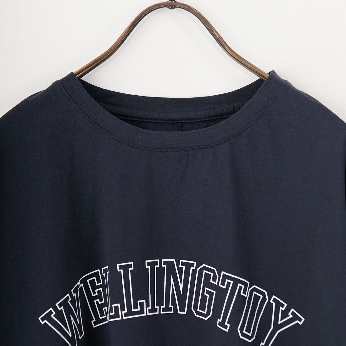 MICA&DEAL × JEANSFACTORY [マイカアンドディール × ジーンズファクトリー] ワイドショートスリーブTシャツ [0125209173-JF] NAVY