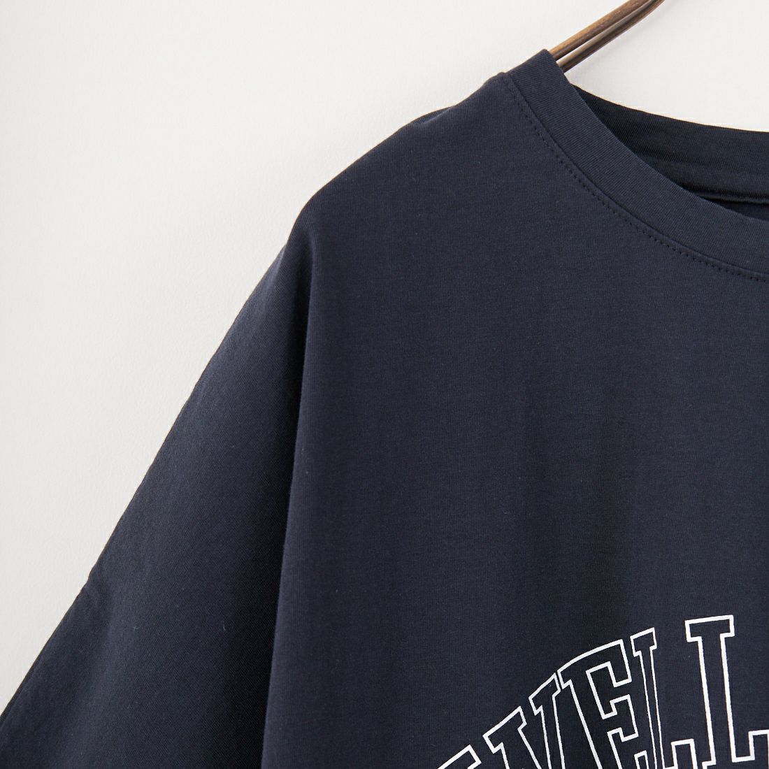 MICA&DEAL × JEANSFACTORY [マイカアンドディール × ジーンズファクトリー] ワイドショートスリーブTシャツ [0125209173-JF] NAVY