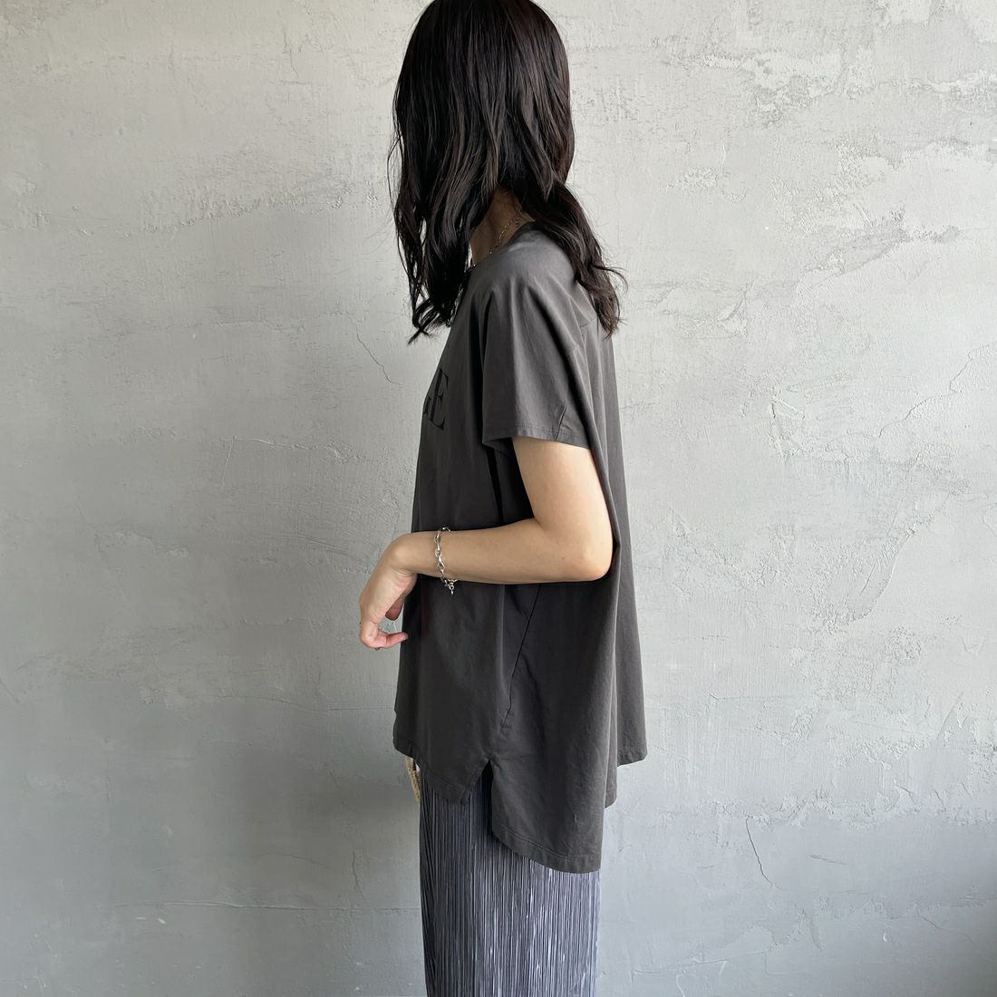 MICA&DEAL × JEANSFACTORY [マイカアンドディール × ジーンズファクトリー] フレンチスリーブ Tシャツ [0125209174-JF] BEIGE