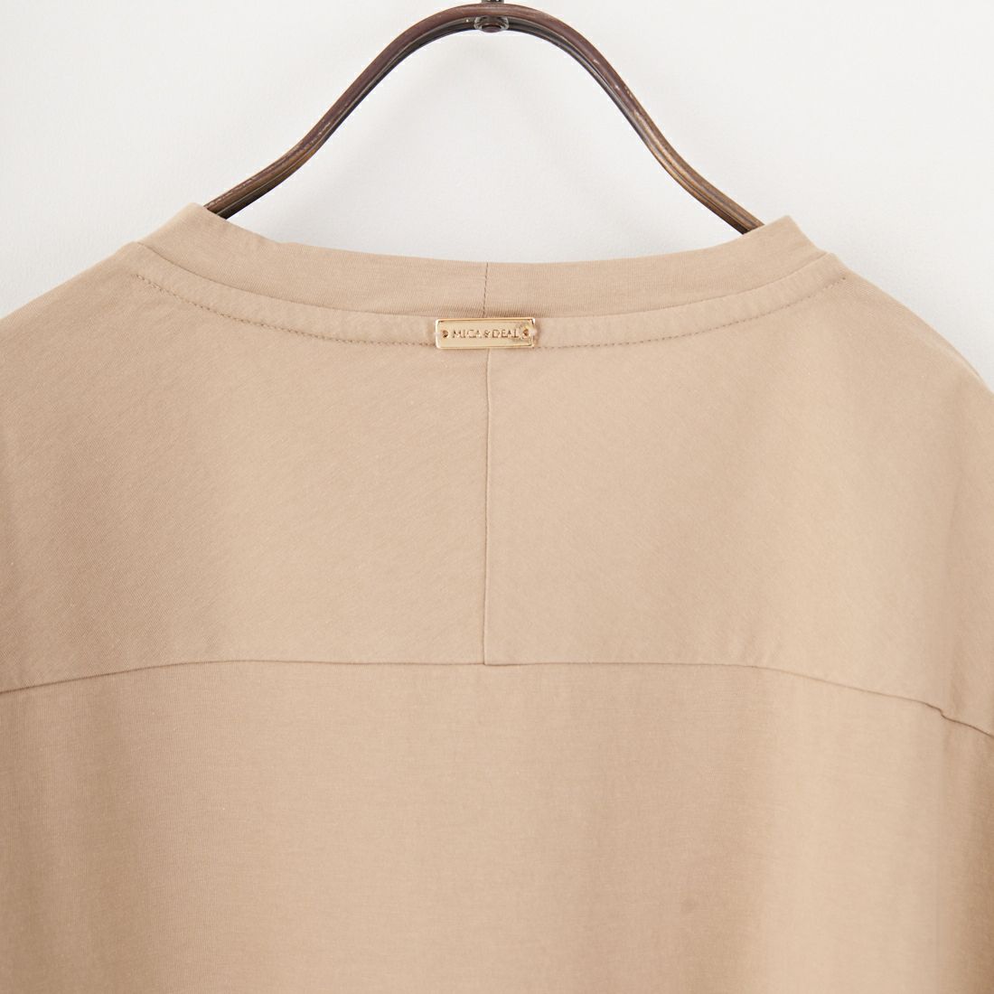 MICA&DEAL × JEANSFACTORY [マイカアンドディール × ジーンズファクトリー] フレンチスリーブ Tシャツ [0125209175-JF] BEIGE
